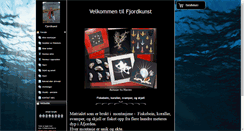 Desktop Screenshot of fjordkunst.com